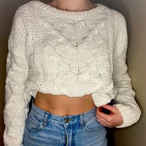 White Aeropostale Sweater